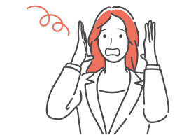 悩んでいる男のイラスト