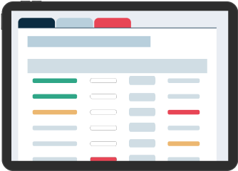 散乱しているUIの画面